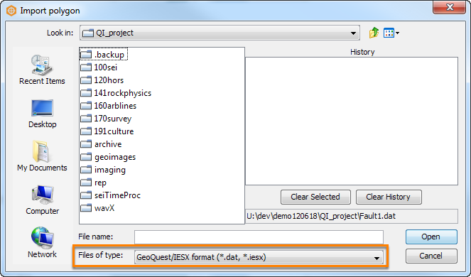 Import Polygon