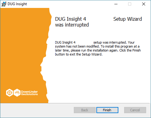 Error message