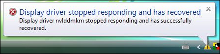 Error message
