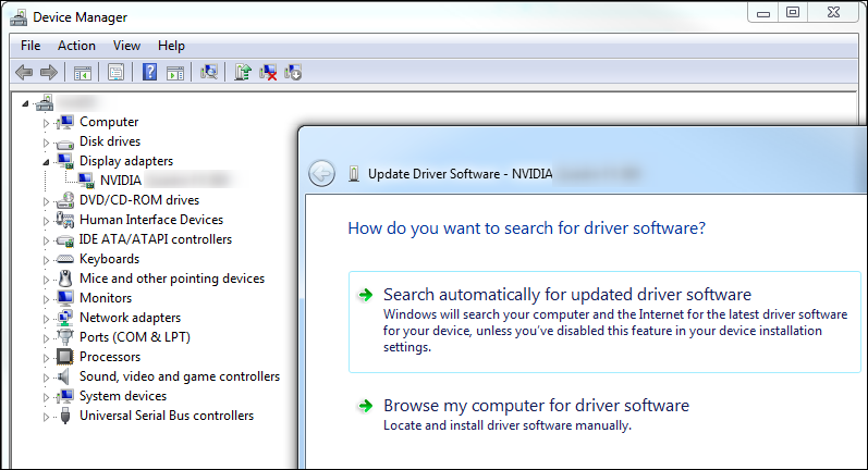 Update display driver