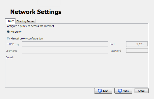 Check network settings
