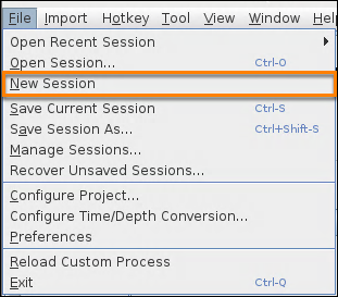 Create a new session