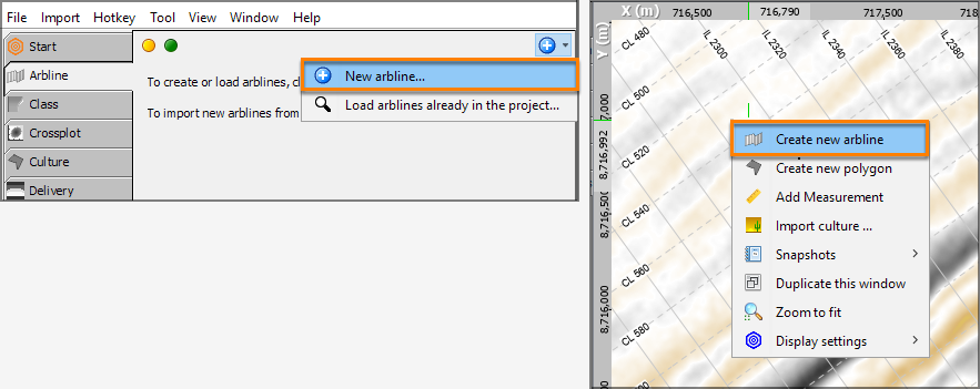 Create a new arbline