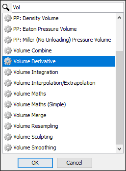 Create a volume smoothing process