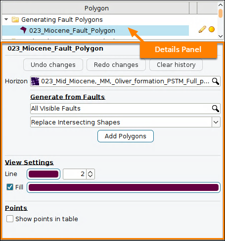 Display the Details Panel