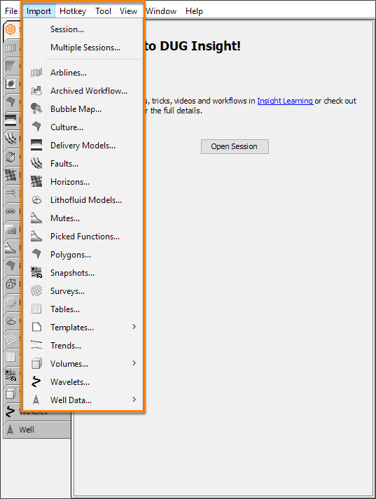 Import an item