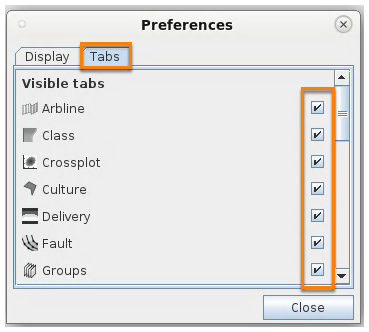 Tabs
