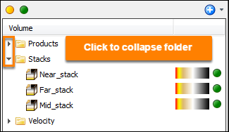Expand/collapse a folder