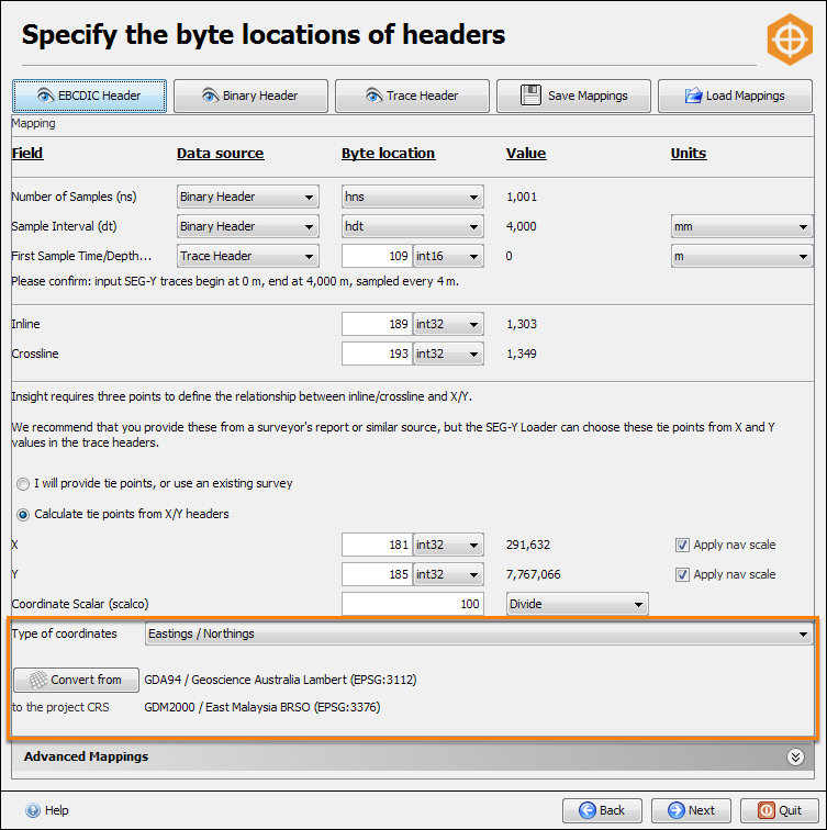 Convert Coordinate Reference System (CRS)