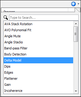 Create a Delta Model process