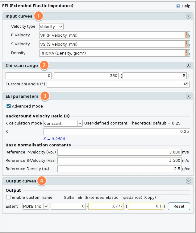 Configure EEI