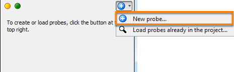 Create a new probe