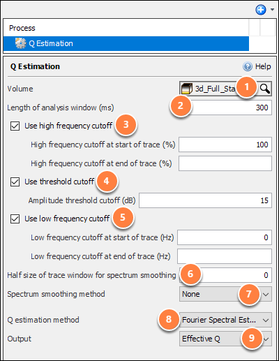 Create Q Filter process