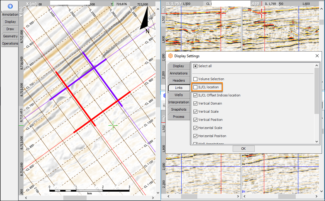 Linking multiple IL/CL position in Map View