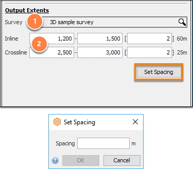 Define output parameters