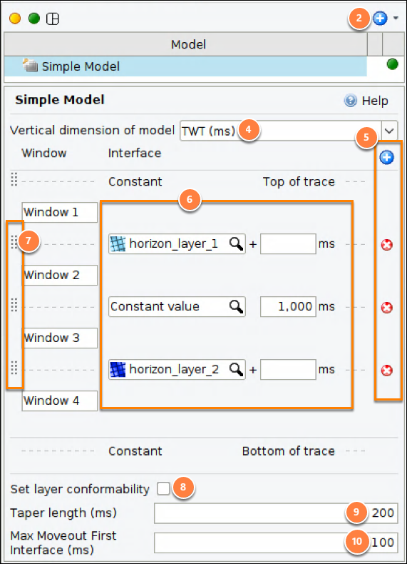 Create a windowing model