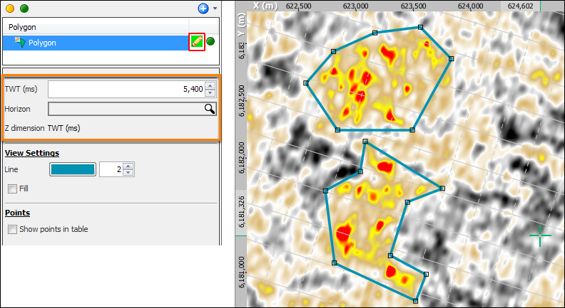 Pick polygon points in Map View