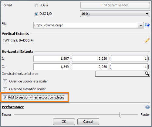 Export a copy