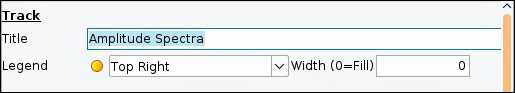 Configure track