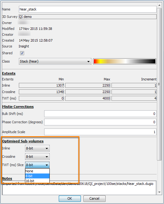 Optimise sub-volumes