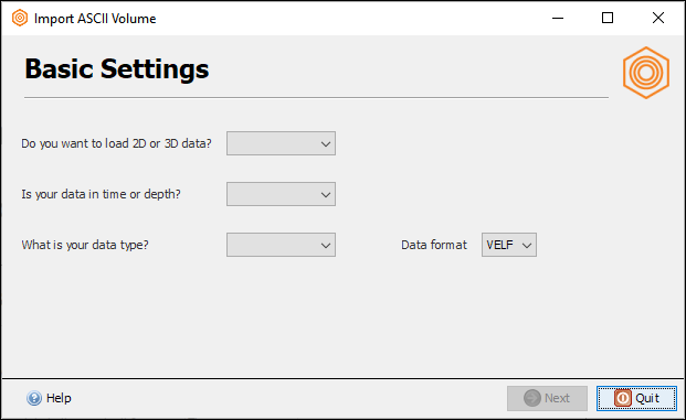 Define the basic settings
