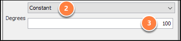 Define settings for phase rotation