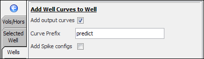 Add curves to well