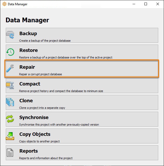 Create a backup