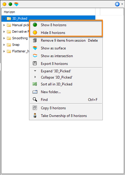 Activate/deactivate all items in a folder(s)