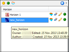 View the details of owner, author of an item