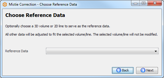 Choose reference data