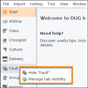 Hide Module Tab