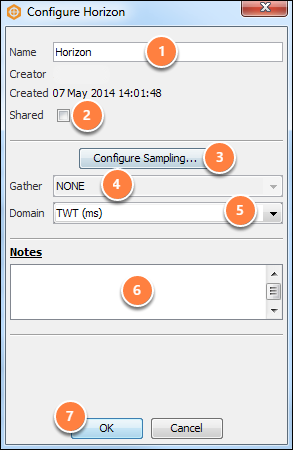 Configure a new horizon