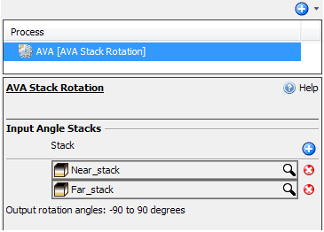 Select two input angle stacks