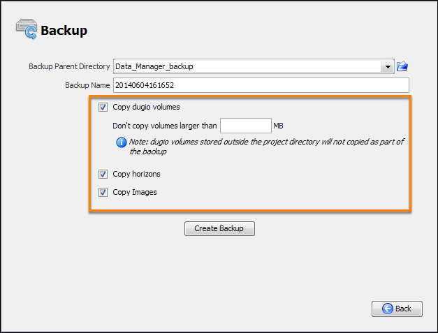 Select item(s) to copy