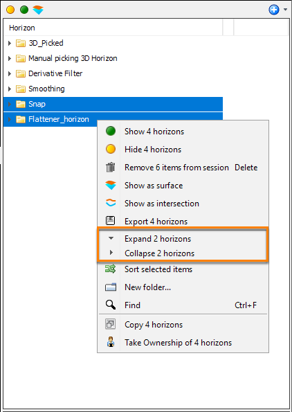 Expand/collapse multiple folders