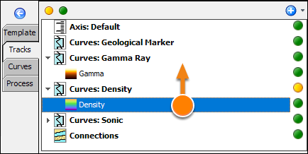 Multiple curves per track
