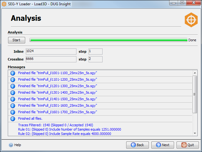 Analyse the trace headers