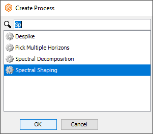 Create spectral decomposition process