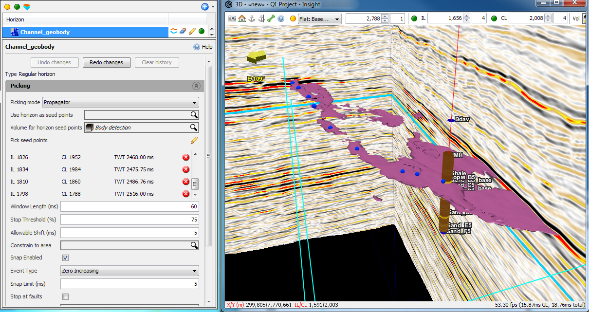 Picking Body Detection volume