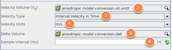 Generate a delta curve
