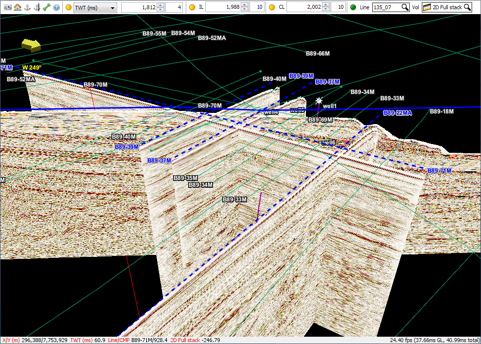 Selecting 2D lines in 3D View (directly)