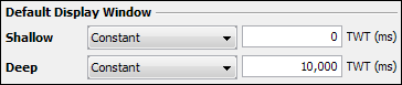 Default Display Window