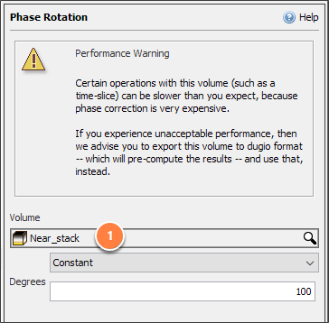 Define settings for phase rotation