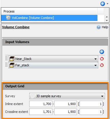 Define the output extents