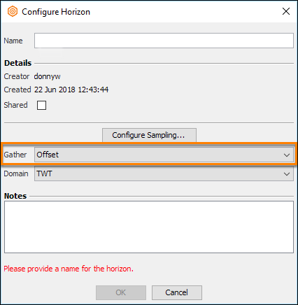 Propagate a gather horizon