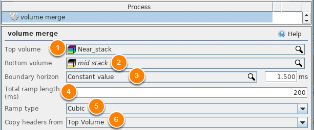 Merge two volumes