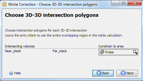 Choose 3D-3D intersection polygons