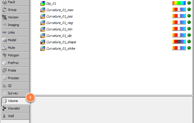 Curvature now in Volume tab
