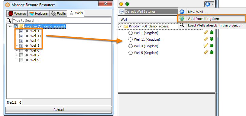 Link resources (item) from Kingdom database to Insight